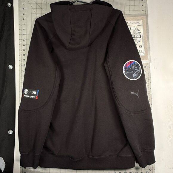 BMW® M Motorsport / PUMA®  |  “STATEMENT”™  |  BLACK HOODIE  |  MENS-M  |  NEW - Picture 6 of 16